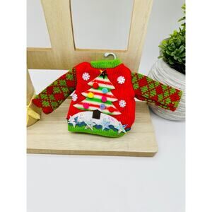 Christmas Elf Christmas Tree Holiday Sweater